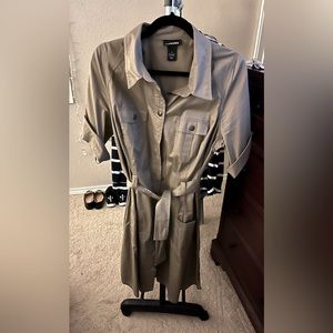 Khaki Safari Dress